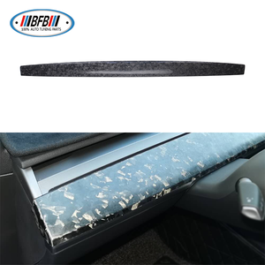 Nouveau carbone forgé pour Tesla modèle 3 garniture intérieure Console centrale tableau de bord panneau couverture autocollant - Product Image 1