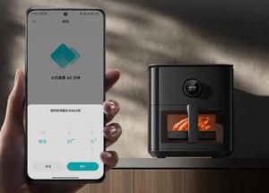 CN <span class=keywords><strong>Xiaomi</strong></span> MiJIA Smart <span class=keywords><strong>Air</strong></span> <span class=keywords><strong>Fryer</strong></span> 6.5L Tender torréfaction affichage intelligent voix et contrôle google 24h planification haute température - Product Image 6