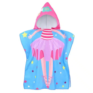 Dễ Thương Xách Tay Tùy Chỉnh Trẻ Em 100% Bông Terry Khăn Với Hat Xách Tay Khăn - Product Image 2