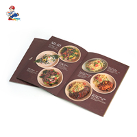 Fabricant de catalogues alimentaires personnalisés, brochure, menu de restaurant professionnel, fournitures de cuisine, service d'impression de livres à piqûre à cheval, impression en gros