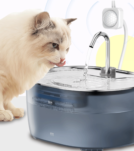 2025 Automatische 304 Roestvrijstalen Kattenfontein: 3,2l Ultrastille Pomp Met Grote Capaciteit En 3-traps Filtersysteem - Product Image 1