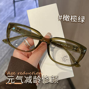 Monture de lunettes anti-lumière bleue œil de chat tendance pour femmes 8050 TR90, monture complète, origine Danyang - Product Image 3