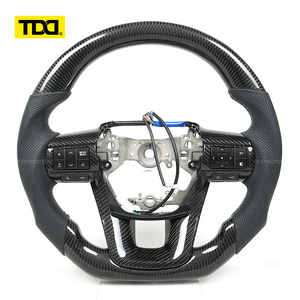 Volante de Fibra de Carbono Real TDD Compatible con Toyota Hilux Sport, Estilo Deportivo en Forma de D, Personalizable - Product Image 2