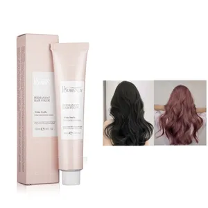 Crème permanente naturelle de couleur de cheveux de teinture de cheveux d'OEM de qualité superbe pour l'usage professionnel de salon