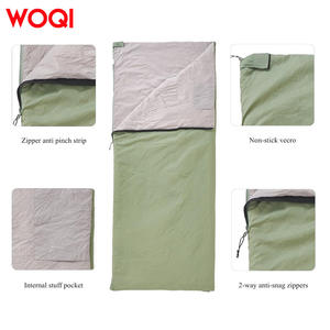 Saco de Dormir Rectangular Ligero de Poliéster Transpirable Woqi para Exteriores, Saco de Dormir Tipo Sobre para Adultos con Bolsa de Almacenamiento - Product Image 3