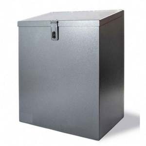 กล่องต่อสายไฟฟ้าสแตนเลสแบบติดผนัง กล่องหุ้มสายไฟฟ้าสแตนเลสสำหรับภายนอกอาคาร กล่องรวมสายไฟฟ้าโลหะ - Product Image 2