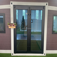 Maison mobile préfabriquée standard AU avec salle de bain complète, panneaux métalliques embossés, maison modulaire portable pour usage hôtelier et d'appartement