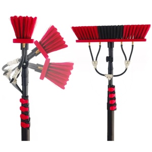 Qingle 3.6M <span class=keywords><strong>panneau</strong></span> <span class=keywords><strong>solaire</strong></span> brosse de <span class=keywords><strong>nettoyage</strong></span> alimenté en eau pôle toit fenêtre <span class=keywords><strong>nettoyage</strong></span> avec 12FT aluminium télescopique longue poignée - Product Image 1