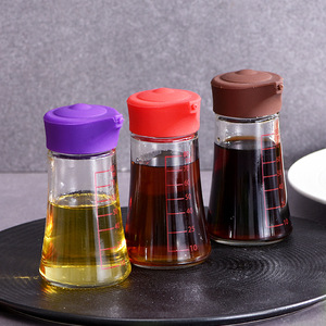 Silicone Capped Oil Dispenser 70Ml Leak Resistant <b>Kitchen</b> Condiment Bottle For Travel And Storage - Product Image 1