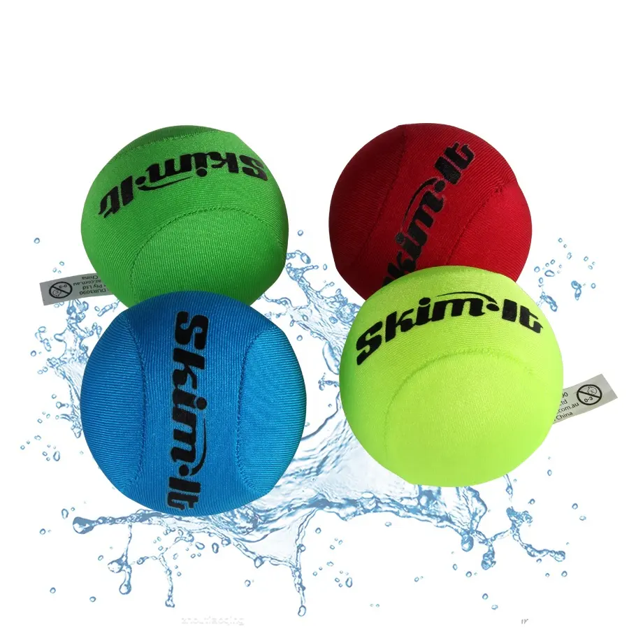 Custom Fabric Water Skipping Ball Funny Water Bouncing Ball Flying Disk Jumping Ball For Outdoor Splash Pool