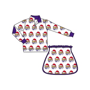 Ropa a juego de Navidad para <span class=keywords><strong>hermanos</strong></span> con estampado de Tigres del equipo, se acepta conjunto de logotipo personalizado - Product Image 2