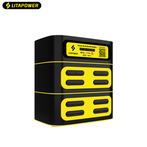 Bornes <span class=keywords><strong>de</strong></span> location <span class=keywords><strong>de</strong></span> batteries externes pour téléphones portables, empilables, 8 emplacements, <span class=keywords><strong>code</strong></span> QR, station <span class=keywords><strong>de</strong></span> <span class=keywords><strong>recharge</strong></span> rechargeable - Product Image 2