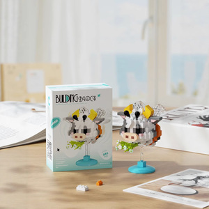 Bee Shake Micro Particle <b>Building</b> <b>Block</b> Set 100-200 Pieces Educational Assembly Ornament For Kids Ages 5-14 Unisex Toy - Product Image 4