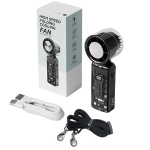 Ventilateur portable minimaliste chinois en forme de macaron, ventilateur à main USB pliable avec clip, plus de cinq ventilateurs à main bon marché - Product Image 1