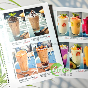 Tùy chỉnh hai mặt <span class=keywords><strong>PVC</strong></span> nhựa <span class=keywords><strong>menu</strong></span> không thấm nước nhiều lớp cho nhà hàng Bar Spa in sản phẩm nhựa - Product Image 5