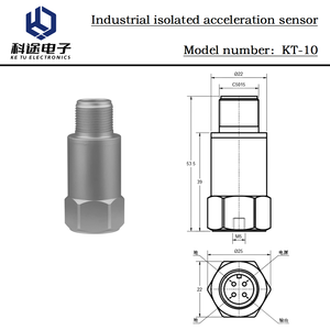 Công nghiệp bị cô lập áp điện cảm biến gia tốc đầu dò transmitter cho rung sốc đo lường trong môi trường EMI - Product Image 3