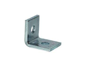 Support d'angle en L à fente simple réglable en acier au carbone MISA 2020 durable, plaqué zinc 5 mm, pour la construction - Product Image 3