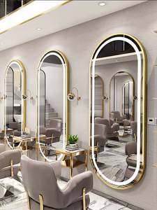 Estación de espejo de planchado todo en uno de lujo moderno, Metal montado en la pared para barbería, peluquería para hoteles, almacén doméstico - Product Image 5