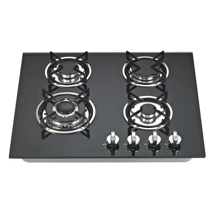 ABLE Hot sale Stainless Steel Gas Stove Kitchen Cast Iron 4 Burner Gas Stove