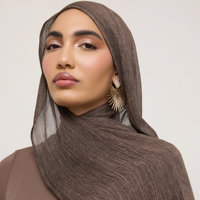 Nouveau Hijab en Modal Plissé Teint Réactif de Qualité Supérieure, Écharpe Douce en Viscose Respirante pour Femmes Musulmanes, Châle Personnalisable