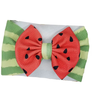 Diadema de tela de bala de sandía de verano <span class=keywords><strong>Liverpool</strong></span>, diademas suaves para bebés, <span class=keywords><strong>accesorios</strong></span> para niñas y niños - Product Image 5