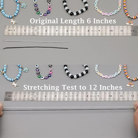 Fil de nylon élastique Offre Spéciale tissage fil élastique clair puissance fil de perles élastique cordon extensible en caoutchouc pour bracelet