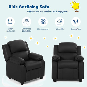 Sillón <span class=keywords><strong>Reclinable</strong></span> <span class=keywords><strong>Infantil</strong></span> de Diseño Moderno con Tela de Microfibra, Estructura Metálica de Alta Calidad, Venta Directa de Fábrica, Muebles para Niños - Product Image 3