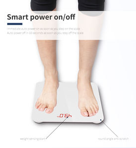 पोर्टेबल लचीला अल्ट्रा पतली डिजिटल स्वास्थ्य बाथरूम इलेक्ट्रॉनिक वजन पैमाने - Product Image 5