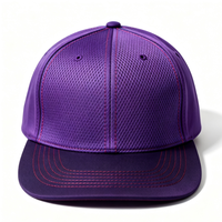 Casquette de baseball d'été pour homme en coton PVC lavé, légère, à 6 panneaux, réglable, avec motif géométrique brodé, style Ins Wind