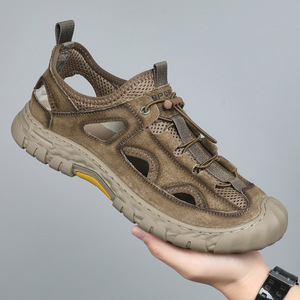 Baskets sportives en daim à lacets, respirantes, bout rond, semelle extérieure en caoutchouc, semelle intermédiaire en EVA, toutes saisons, couleur unie, chaussures pour hommes - Product Image 4