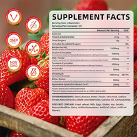 Rosebest – Complément alimentaire en gommes sans sucre à la saveur naturelle de fraise, enrichi en berbérine HCL, chardon-Marie et cannelle de Ceylan – Vente en gros