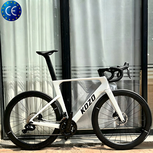 Bicicleta de Carretera Aerodinámica KOZO de Fibra de Carbono, Venta al por Mayor Directa de Fábrica, 700C <span class=keywords><strong>SHIMANO</strong></span> <span class=keywords><strong>105</strong></span> 24S, Freno de Disco Hidráulico, Bicicleta de Carreras Ligera OEM - Product Image 1