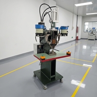Machine à riveter pneumatique à 3 postes pour l'assemblage de ventilateurs |   Riveteuse automatique à 3 têtes : augmentez l'efficacité de production de 50 % pour les fabricants de ventilateurs
