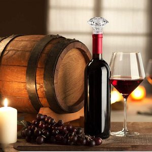 <span class=keywords><strong>Bouchon</strong></span> de bouteille de vin et de boisson en métal réutilisable <span class=keywords><strong>Bouchon</strong></span> de boisson en cristal pour vin - Product Image 6
