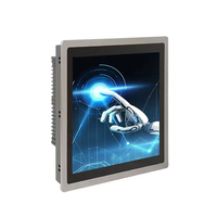 Monitor Layar Sentuh Kapasitif HCDZ Industrial Tahan Air Portabel Outdoor Full HD 16:9 Putih Garansi 5 Tahun Baru untuk Bisnis