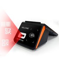 GMS Google 8 pulgadas Android 13 todo en uno restaurante POS Terminal tableta pequeña con 80 impresora NFC código QR pedido