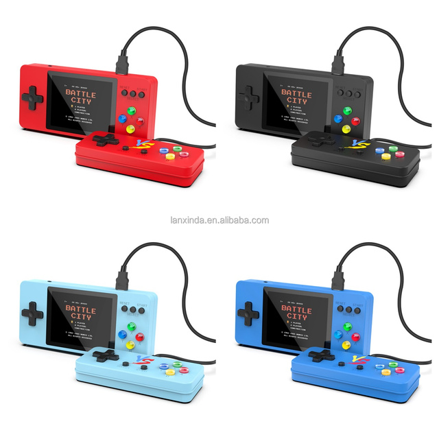 K8 Retro Mini Arcade Game Console 500 in 1 with Joystick Support 2 Players Connection for Versus; Connect to