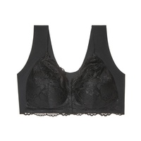 Nouveau design Soutien-gorge correcteur de posture à fermeture avant en dentelle pour femme, couvrance totale, push-up, minimiseur, grande taille, pour la lingerie en gros