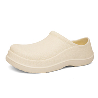 40-47 Eva Pantoufles unisexes antidérapantes et imperméables à l'huile Chaussures de cuisine pour Chef Master Hotel Restaurant Clogs