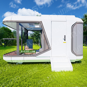 Extérieur Capsule Maison Villa Chambre à coucher Cuisine Salle de bain Ignifuge Cadre en acier galvanisé Installation rapide pour la propriété de vacances - Product Image 1