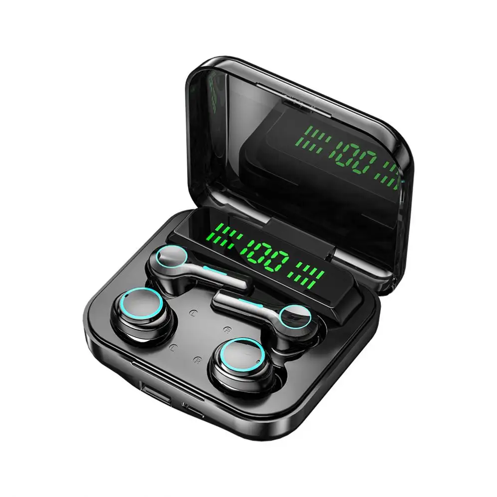 Headphone Pasangan M21TWS Pengurang Kebisingan In-Ear Pasangan Penundaan Rendah Headset Bluetooth Nirkabel 5.2