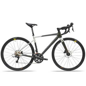 Vélo de route en aluminium 700C, fourche en fibre de carbone, freins à disque doubles, 20 vitesses, R-03, capacité de charge de 120 kg, vélo de course professionnel, R-03 en aluminium - Product Image 4