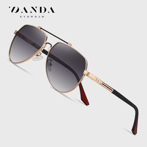 แว่นกันแดดนักบิน DANDA รุ่น JS8527 โพลาไรซ์ UV400 สำหรับผู้ชาย ทรงสี่เหลี่ยม ขอบเต็ม ป้องกันแสงสะท้อน - Product Image 1