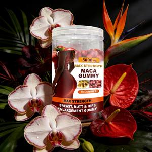 30 حبة جيلاتينية بقوة قصوى لتعزيز الثدي والأرداف والوركين 5000 ملغ، مكمل غذائي طبيعي 100% من الماكا والأغواجي للبالغين - Product Image 3