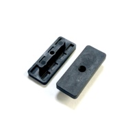 Clips de fixation en plastique pour terrasses extérieures en composite bois-plastique, antidérapants, dissimulés, noirs, installation facile