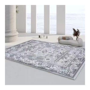 Design géométrique blanc <span class=keywords><strong>casse</strong></span> 100% polyester tapis grand format - Product Image 4
