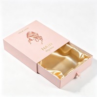 Boîte de Luxe Personnalisée avec Logo pour Extensions de Cheveux, Emballage en Carton pour Perruques et Mèches de Cheveux Naturels, Boîte de Vente au Détail