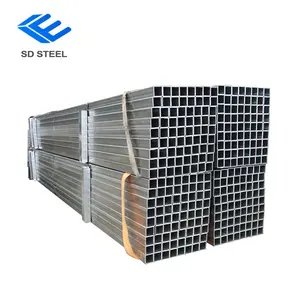 DN80 Hot Dipped Galvanized Steel Pipe Square Section ERW Technique 6m Length For Greenhouse Fence Post Welding API Processing