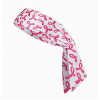 Nouveau Bandeau Rose Ruban Décoratif pour Femmes, Accessoire Quotidien Essentiel pour le Yoga et le Fitness, Sensibilisation à la Santé Mammaire