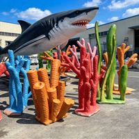Modèle d'organisme marin animatronique personnalisé, corail, pour la décoration d'aquariums et de musées